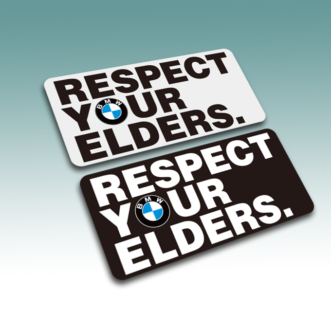 BMW RESPECT YOUR ELDERS.2